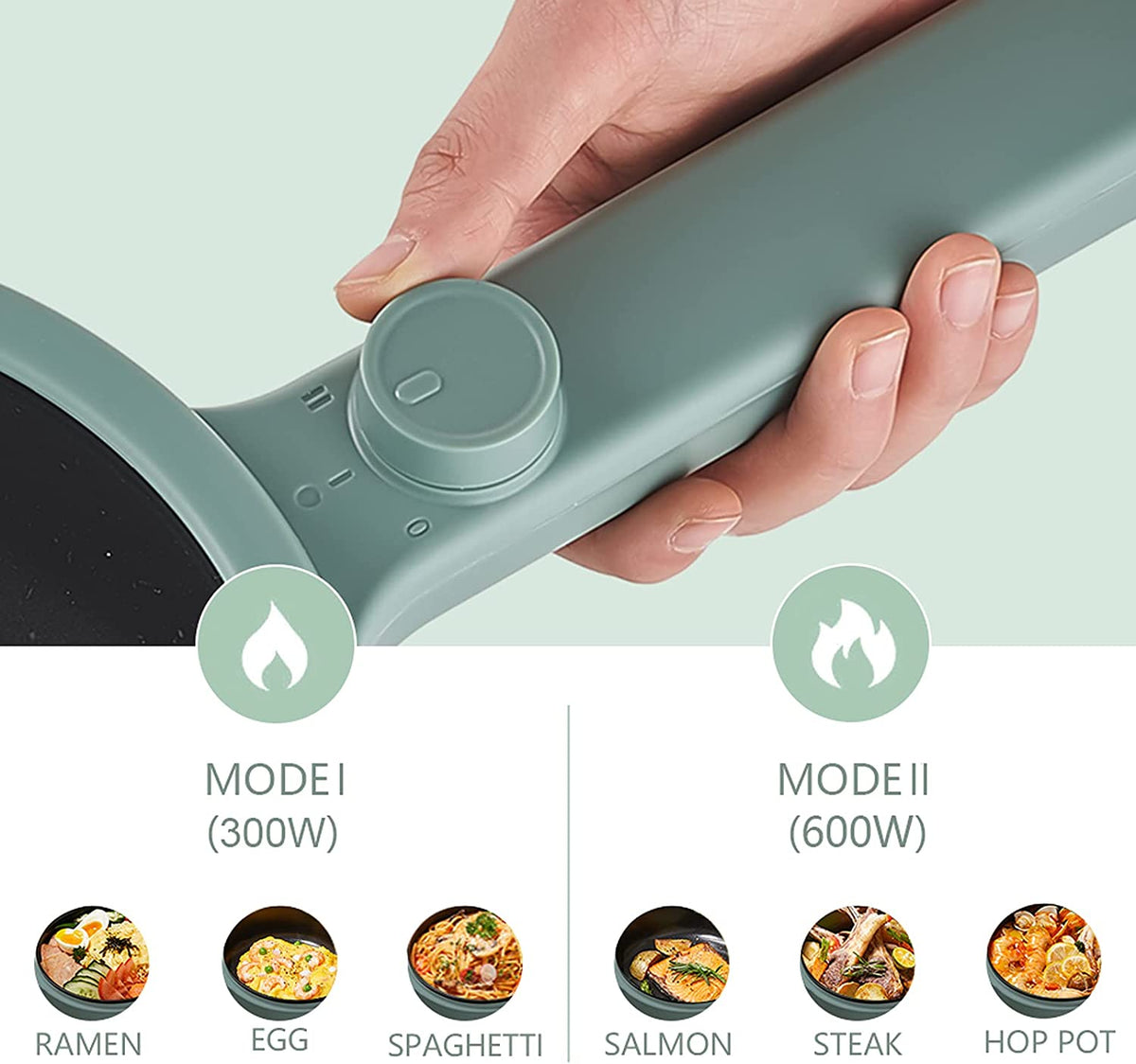 Heated Portable Pot - Electric Mini Food Warmer for Travel & Office