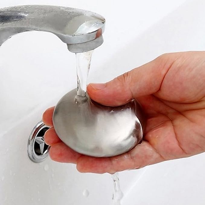 Stainless Steel Odour Removing Soap Bar for Kitchen Hands
