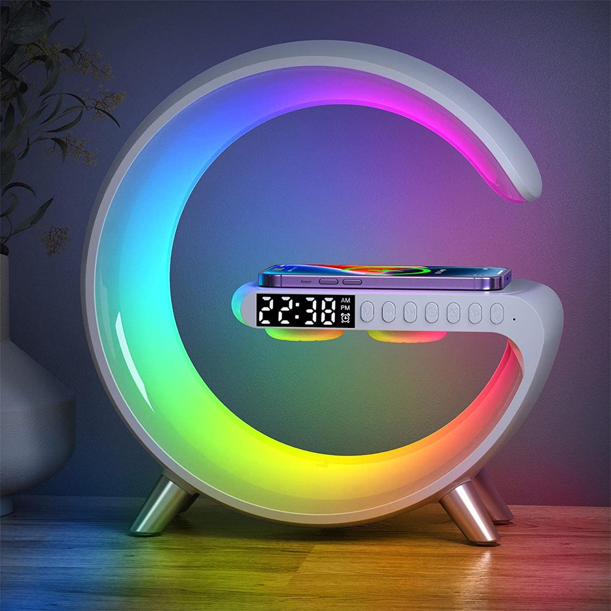 Wireless Charging Lamp - LED Desk Light with Phone Charger