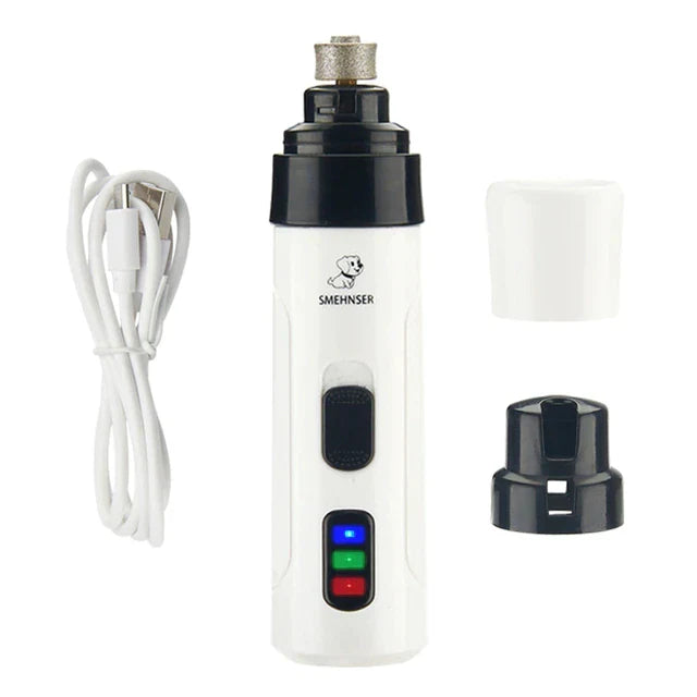 Safe-Touch Pet Nail Grinder - Quiet Electric Dog & Cat Nail Trimmer