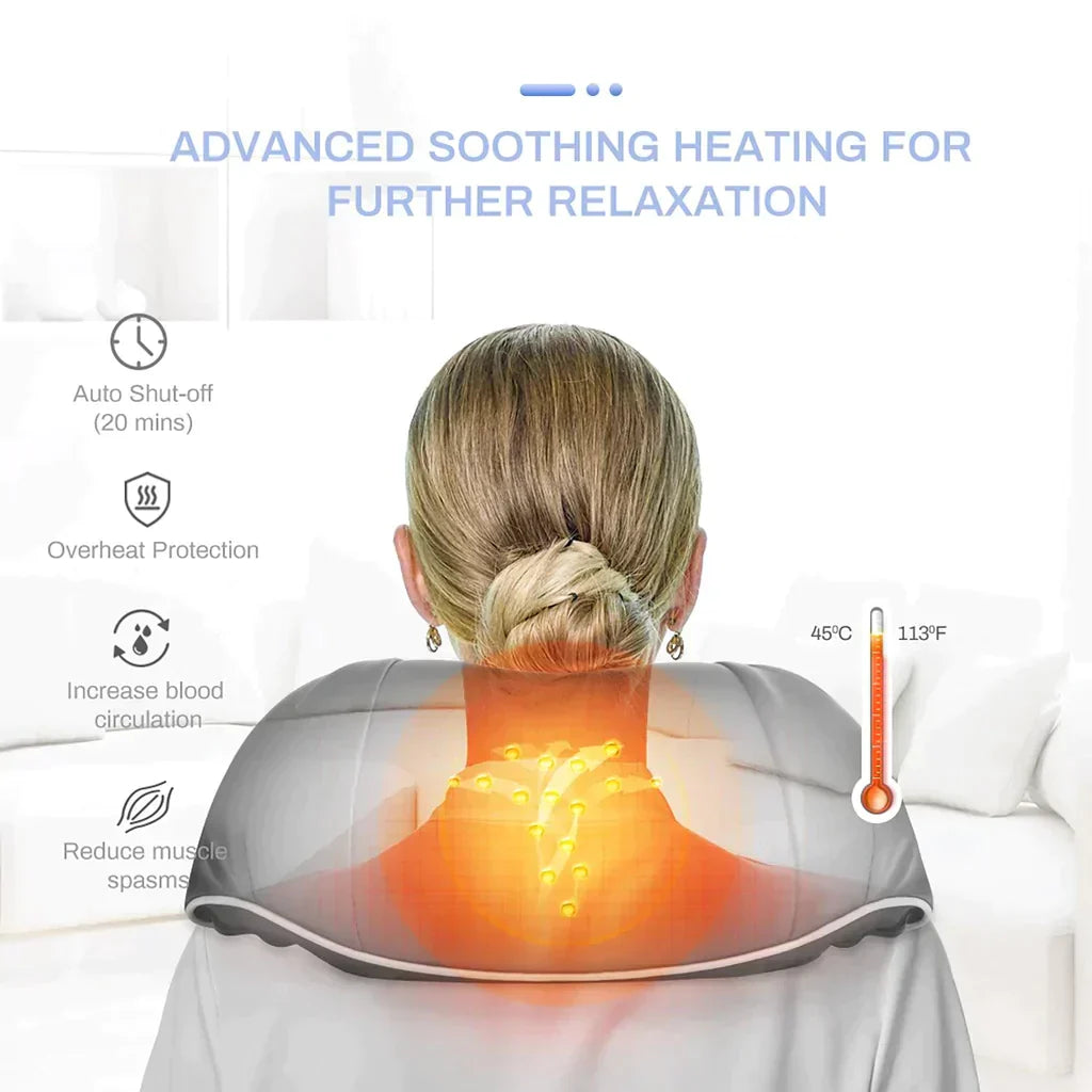 Shiatsu Neck and Shoulder Massager with Heat
