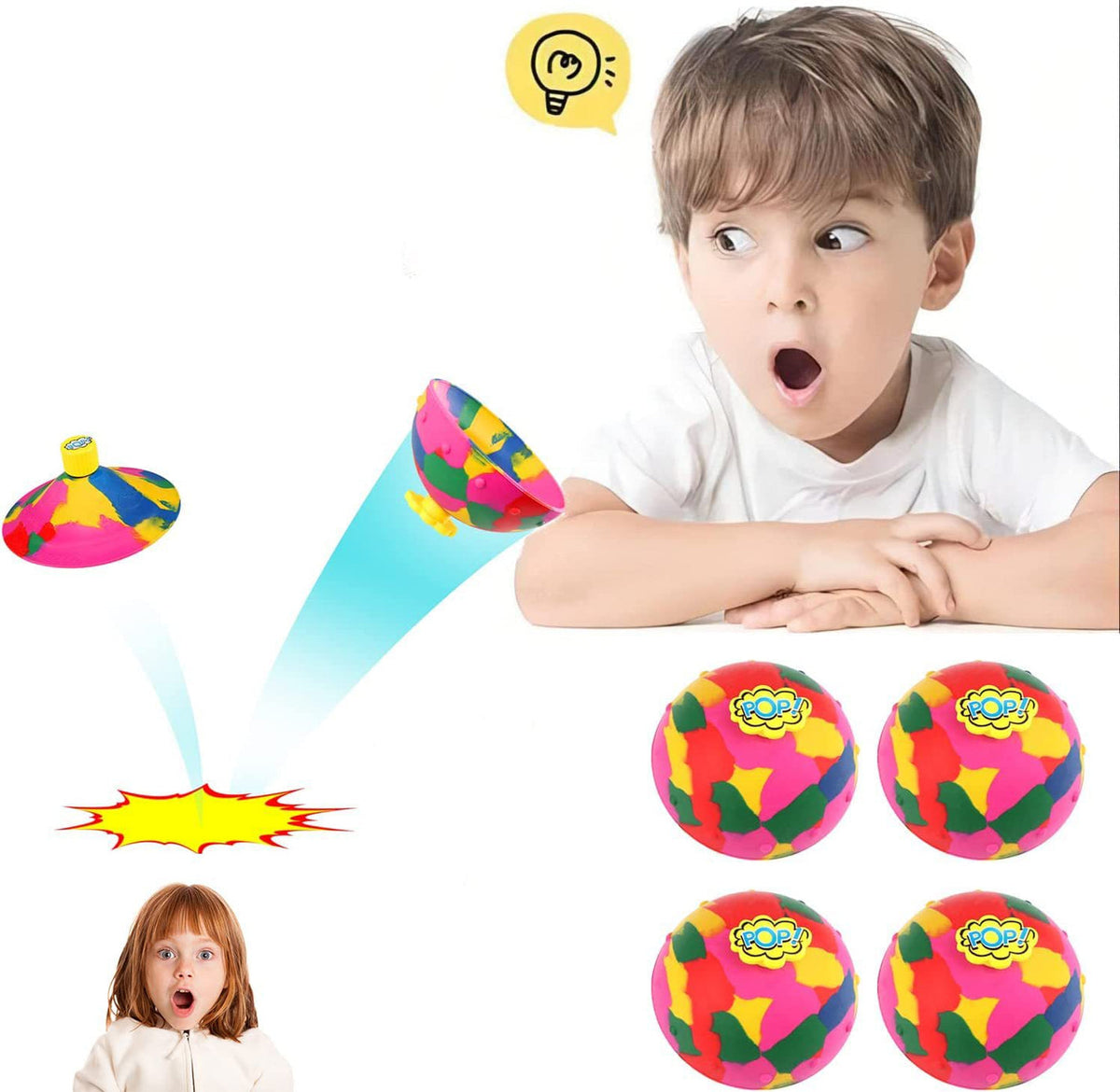 Fidget Bouncer Toy - Stress Relief Bounce Ball