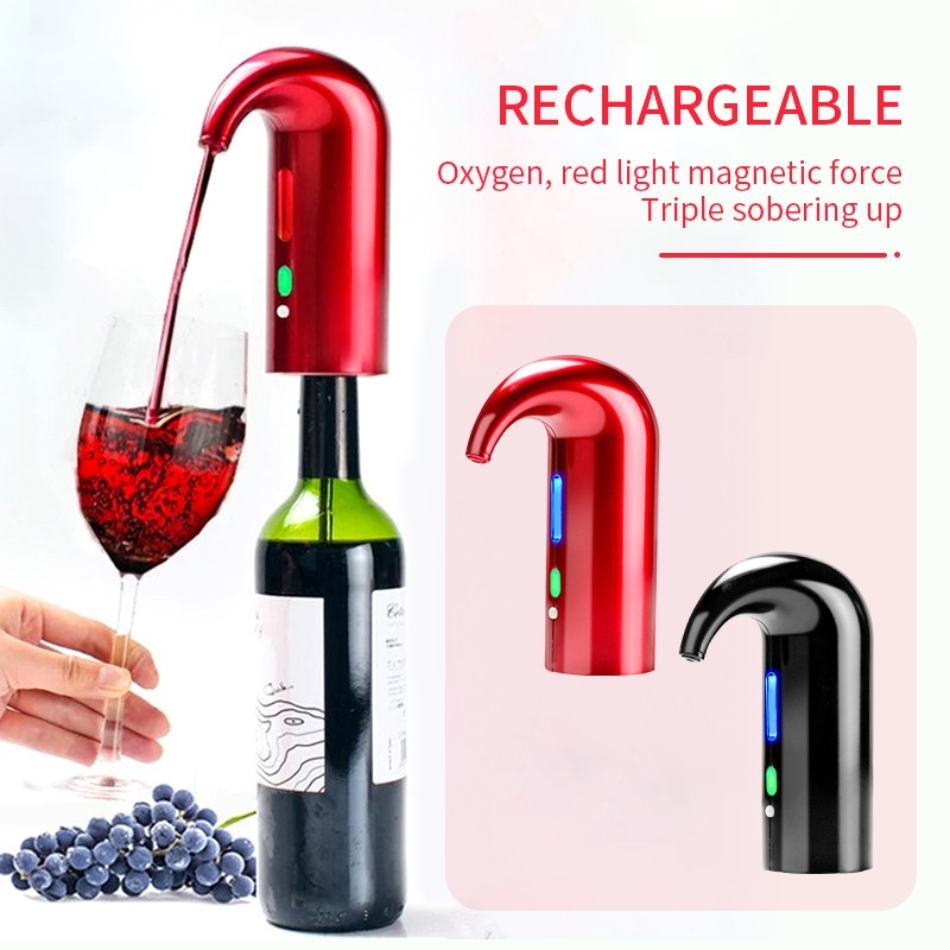 Electric Wine Pump - Automatic Vacuum Wine Preserver & Aerator