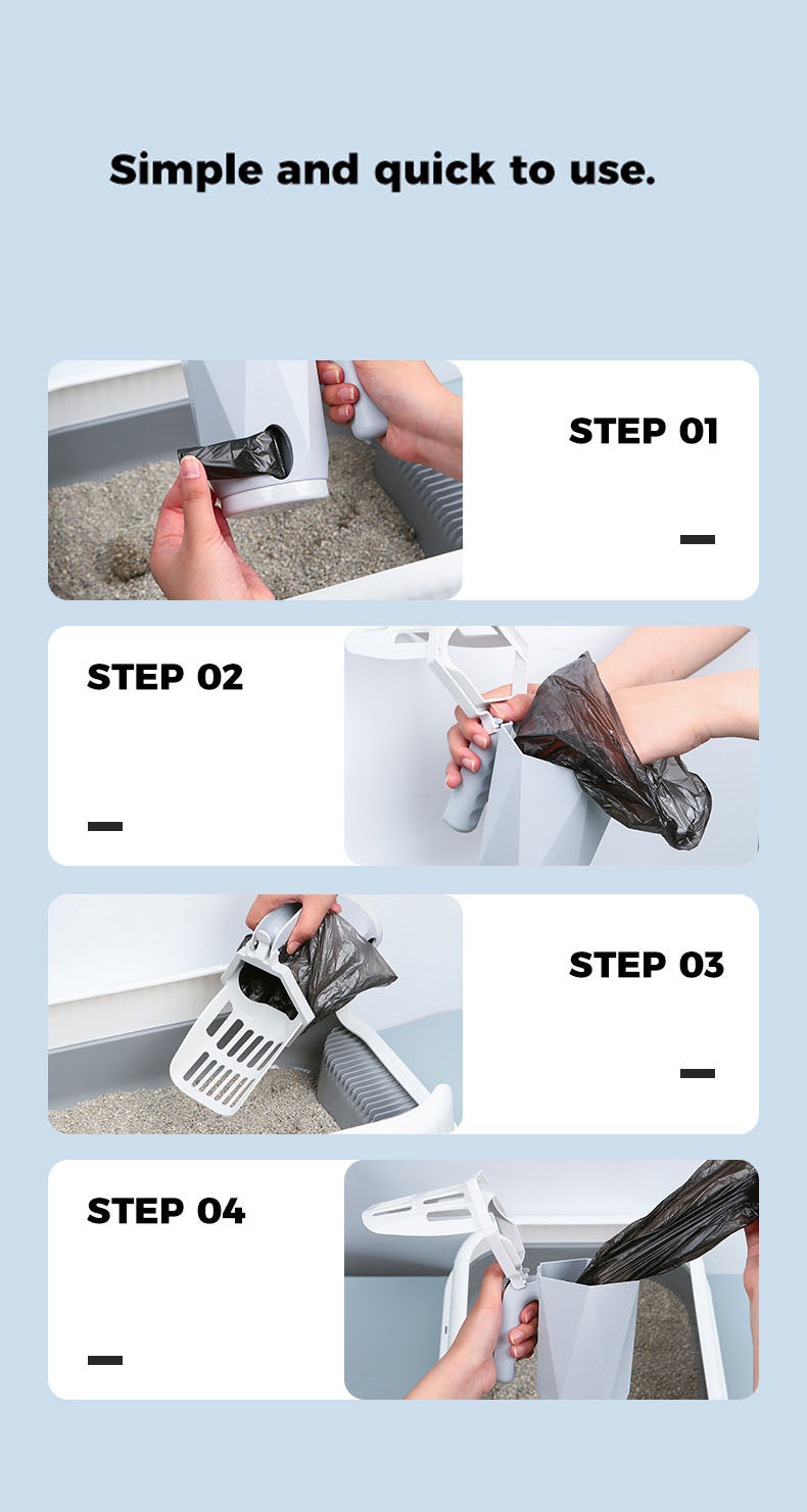 Cat Litter Scoop - Deep Sifter Litter Box Cleaning Tool
