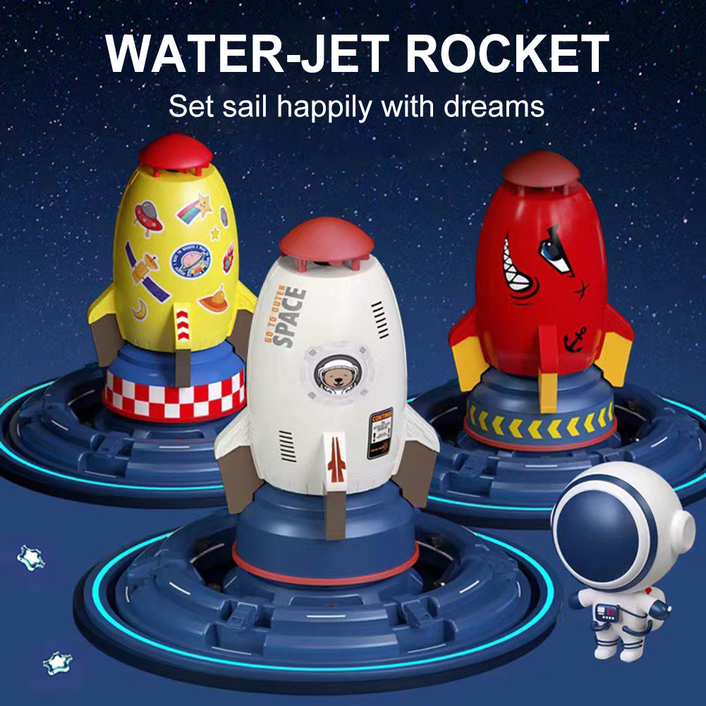 Rocket Sprinkler - Rotating Garden Water Sprinkler Toy