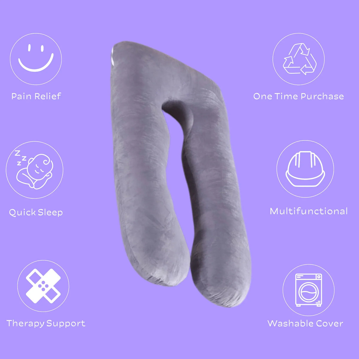 Sleep Therapy Pillow - Ergonomic Cervical Support Pillow