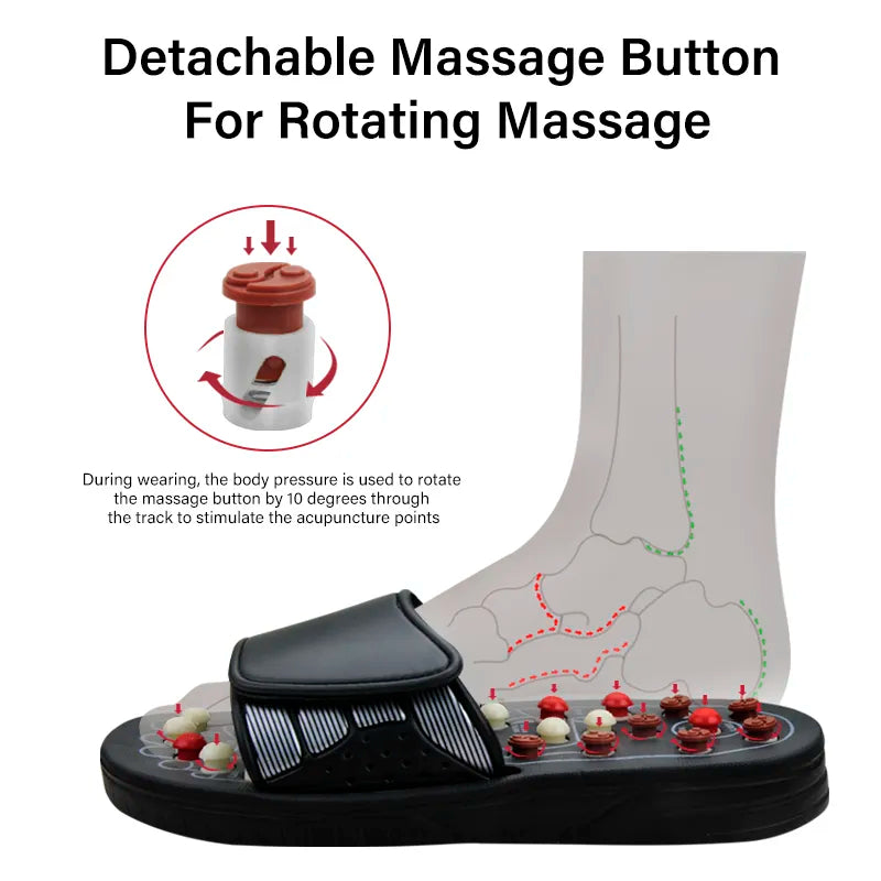 Acupressure Slippers - Foot Massage Therapy Slippers