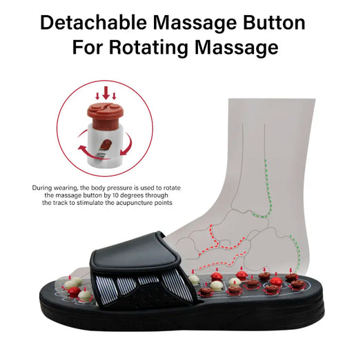 Acupressure Slippers - Foot Massage Therapy Slippers