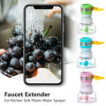 360° Rotating Kitchen Sink Faucet Extender - Flexible Splash Filter