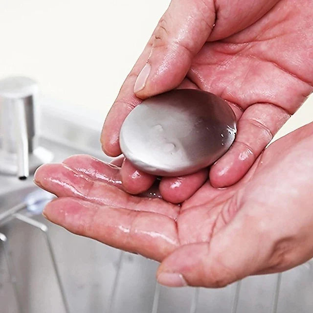 Stainless Steel Odour Removing Soap Bar for Kitchen Hands